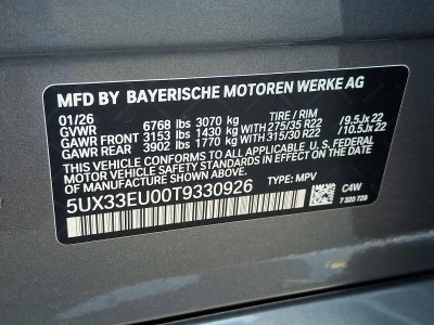 2026 BMW X5 M60i Sports Activity Vehicle