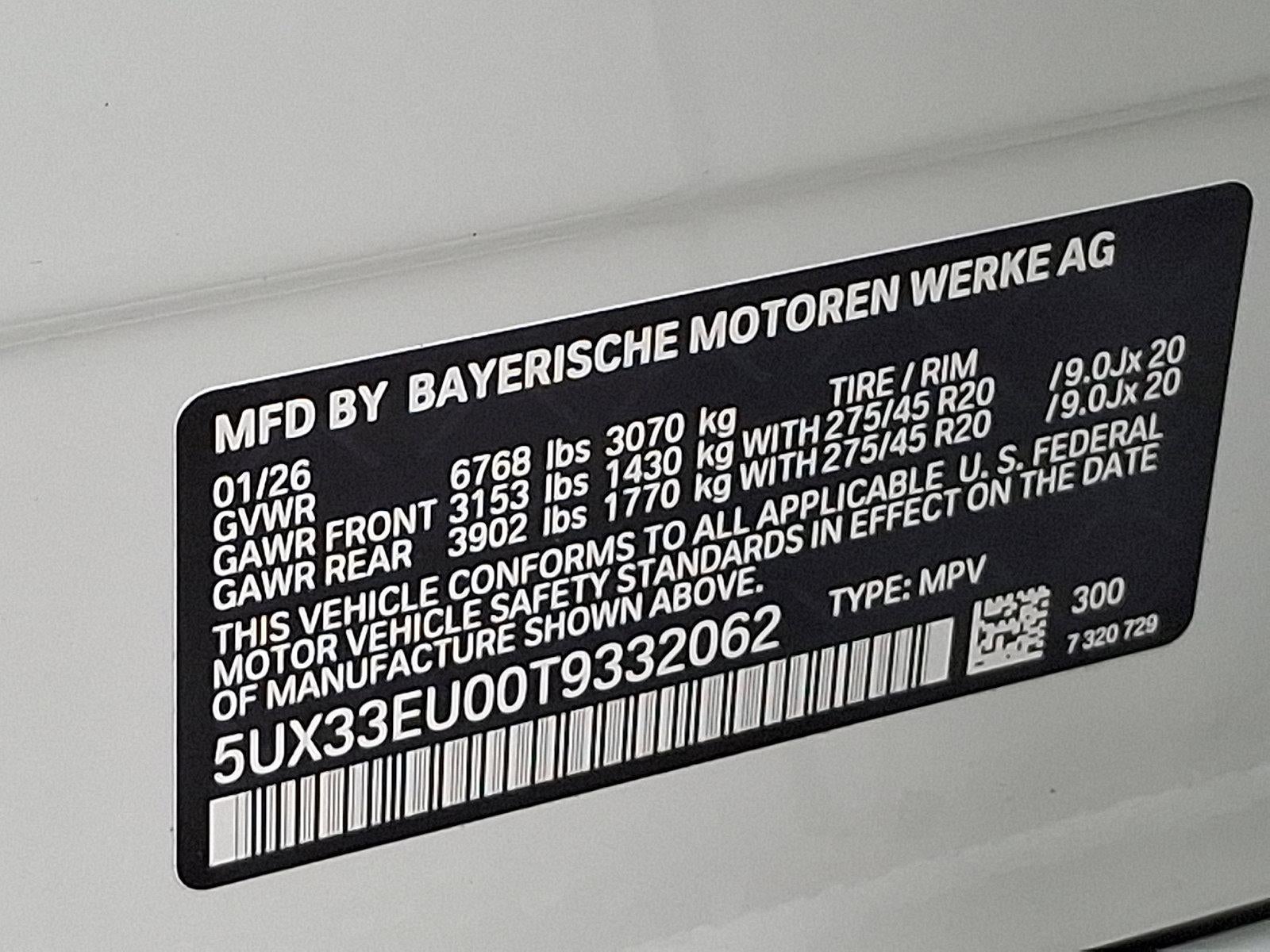 2026 BMW X5 M60i Sports Activity Vehicle