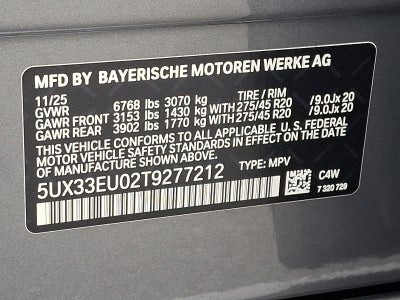 2026 BMW X5 M60i Sports Activity Vehicle