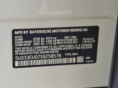 2025 BMW X5 M60i Sports Activity Vehicle