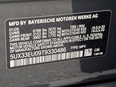 2026 BMW X5 M60i Sports Activity Vehicle