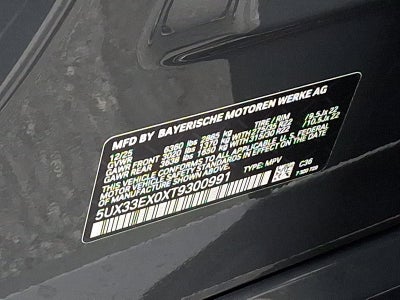 2026 BMW X6 xDrive40i Sports Activity Coupe