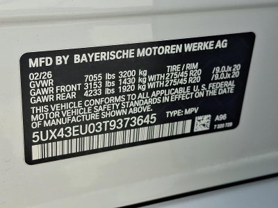 2026 BMW X5 xDrive50e Plug-In Hybrid
