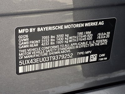 2026 BMW X5 xDrive50e Plug-In Hybrid
