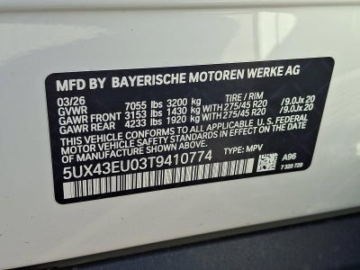 2026 BMW X5 xDrive50e Plug-In Hybrid