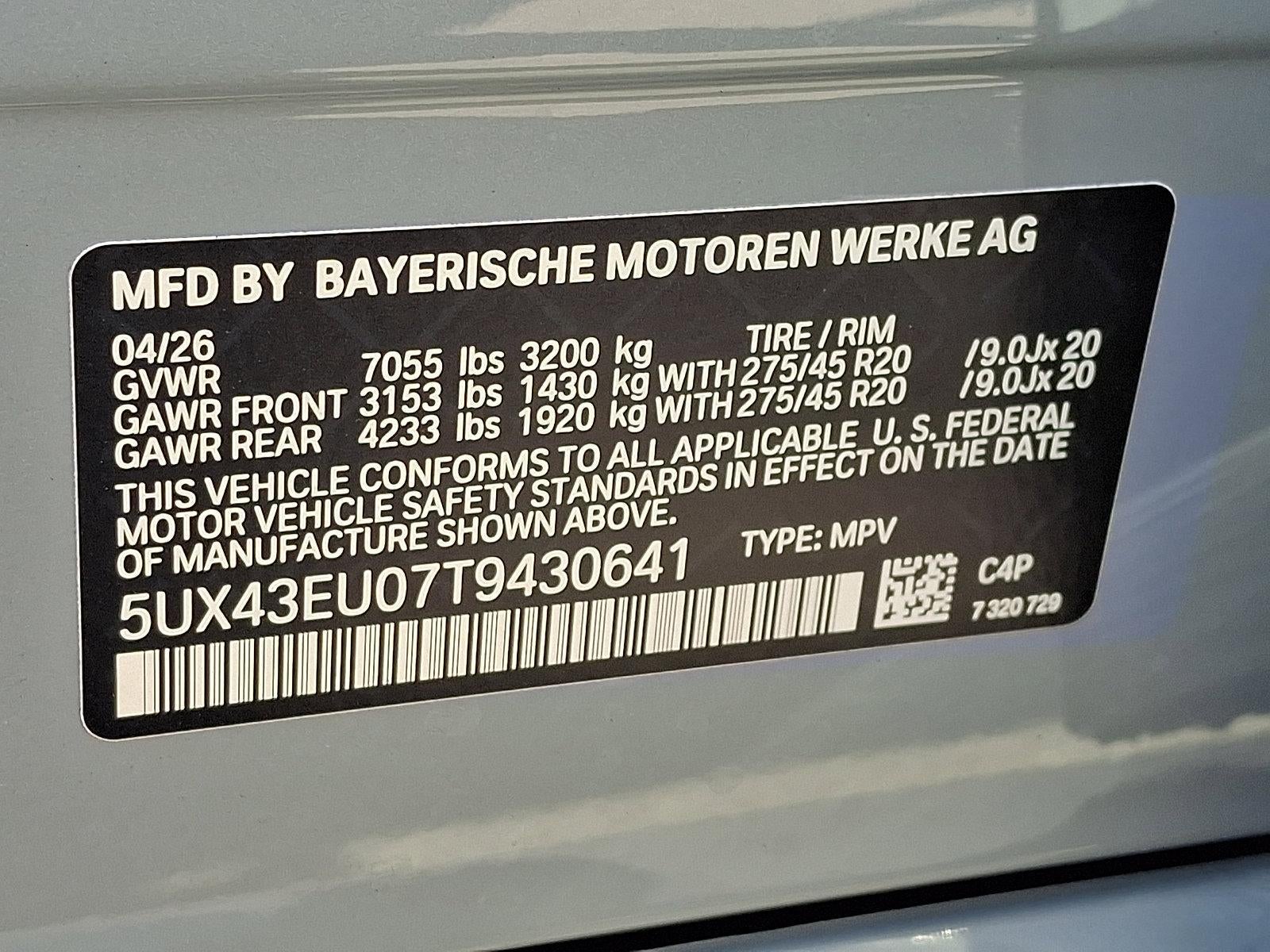 2026 BMW X5 xDrive50e Plug-In Hybrid