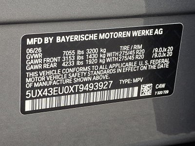 2026 BMW X5 xDrive50e Plug-In Hybrid