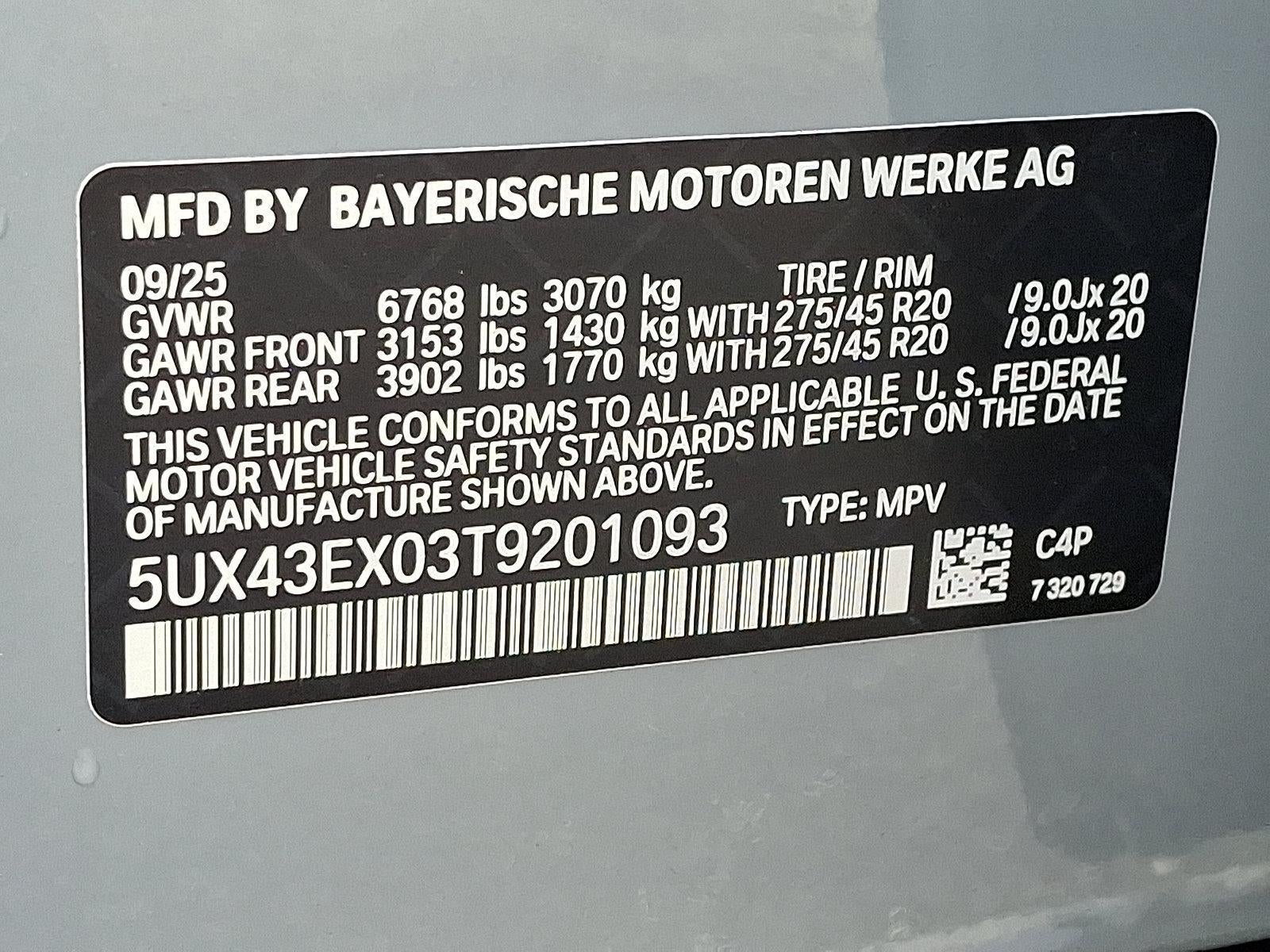 2026 BMW X6 M60i Sports Activity Coupe