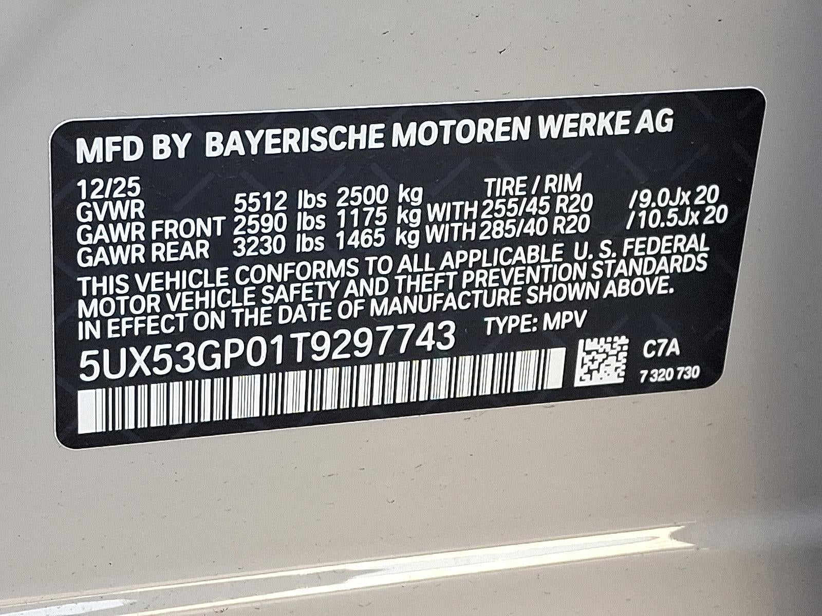 2026 BMW X3 30 xDrive Sports Activity Vehicle