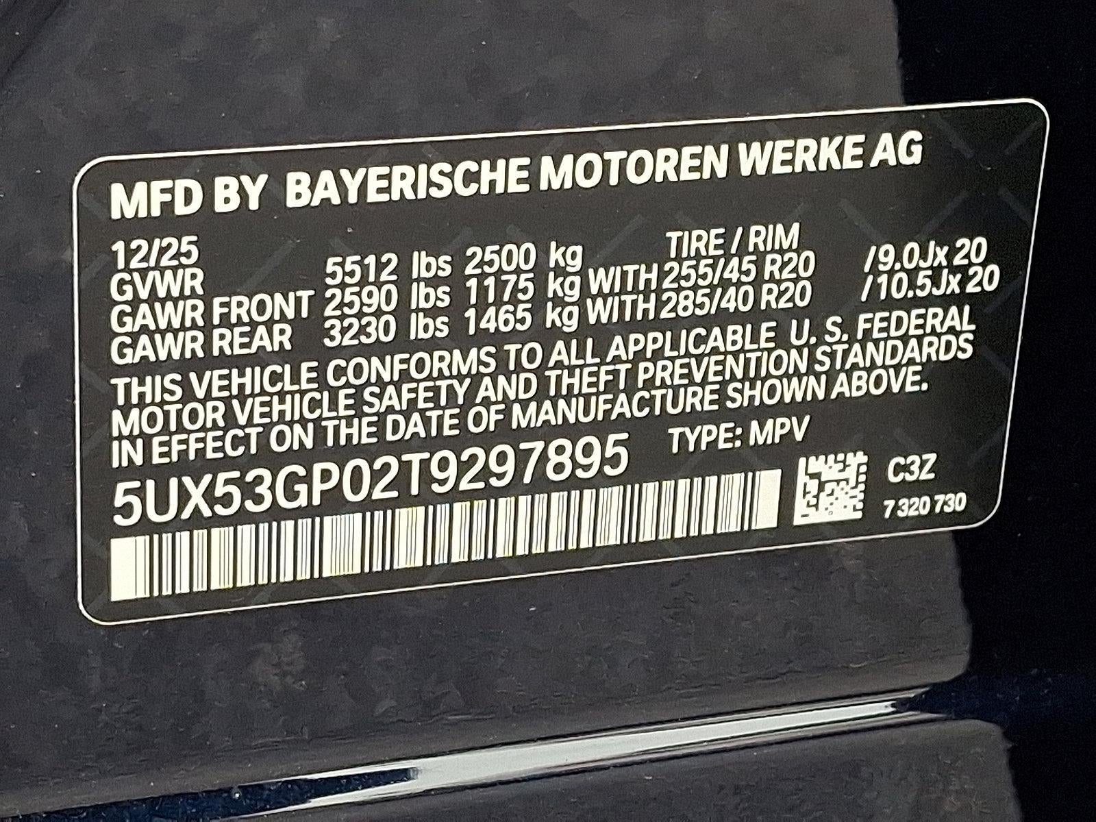 2026 BMW X3 30 xDrive Sports Activity Vehicle