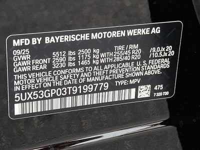 2026 BMW X3 30 xDrive Sports Activity Vehicle