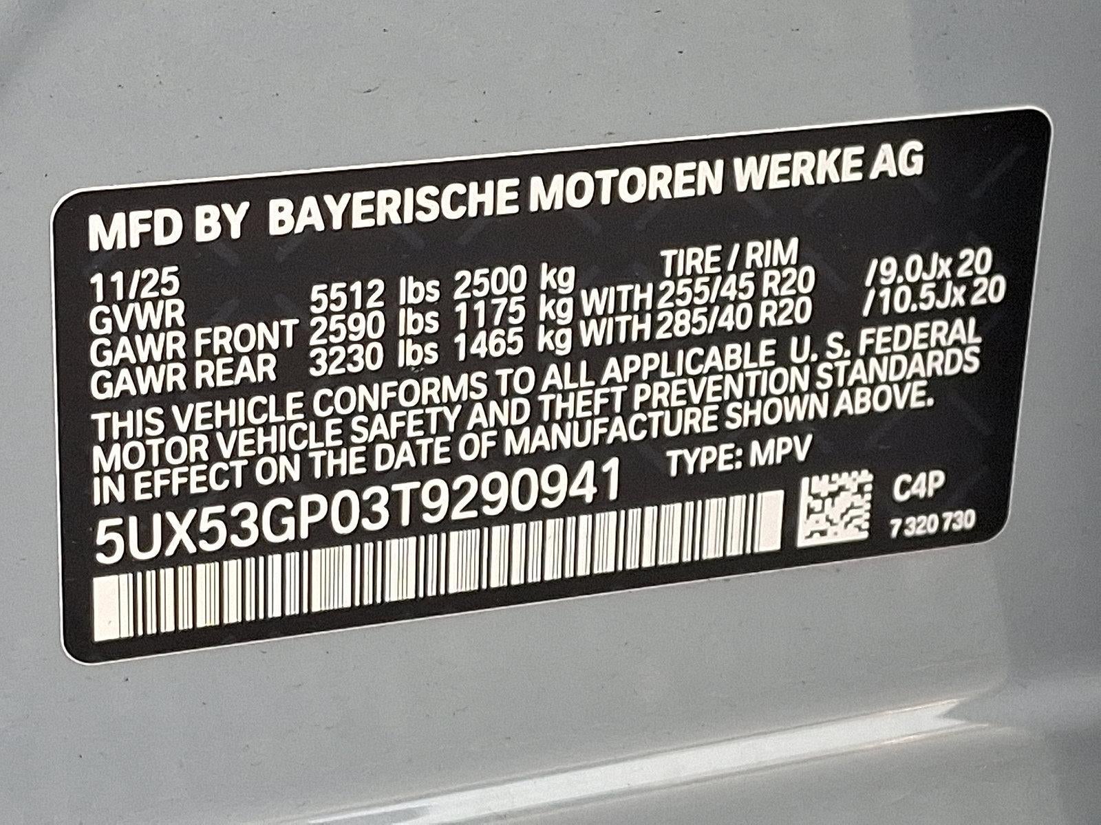 2026 BMW X3 30 xDrive Sports Activity Vehicle