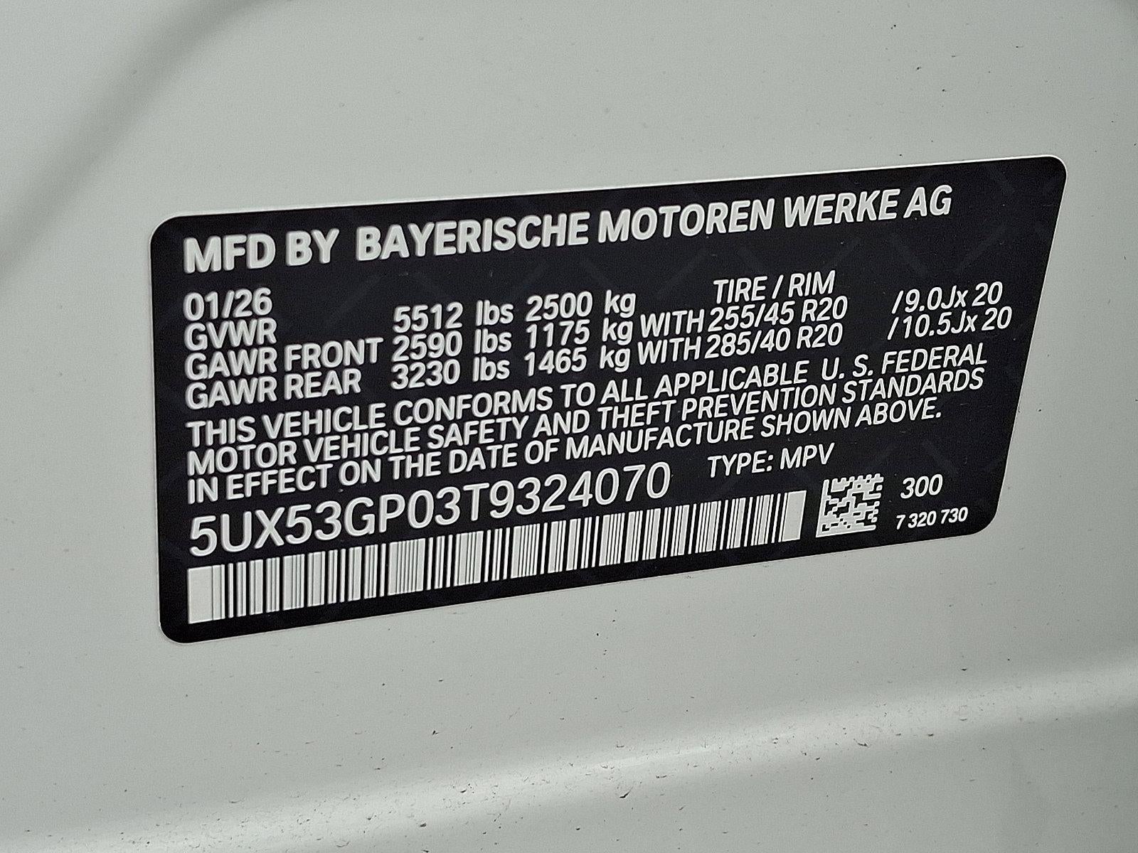 2026 BMW X3 30 xDrive Sports Activity Vehicle