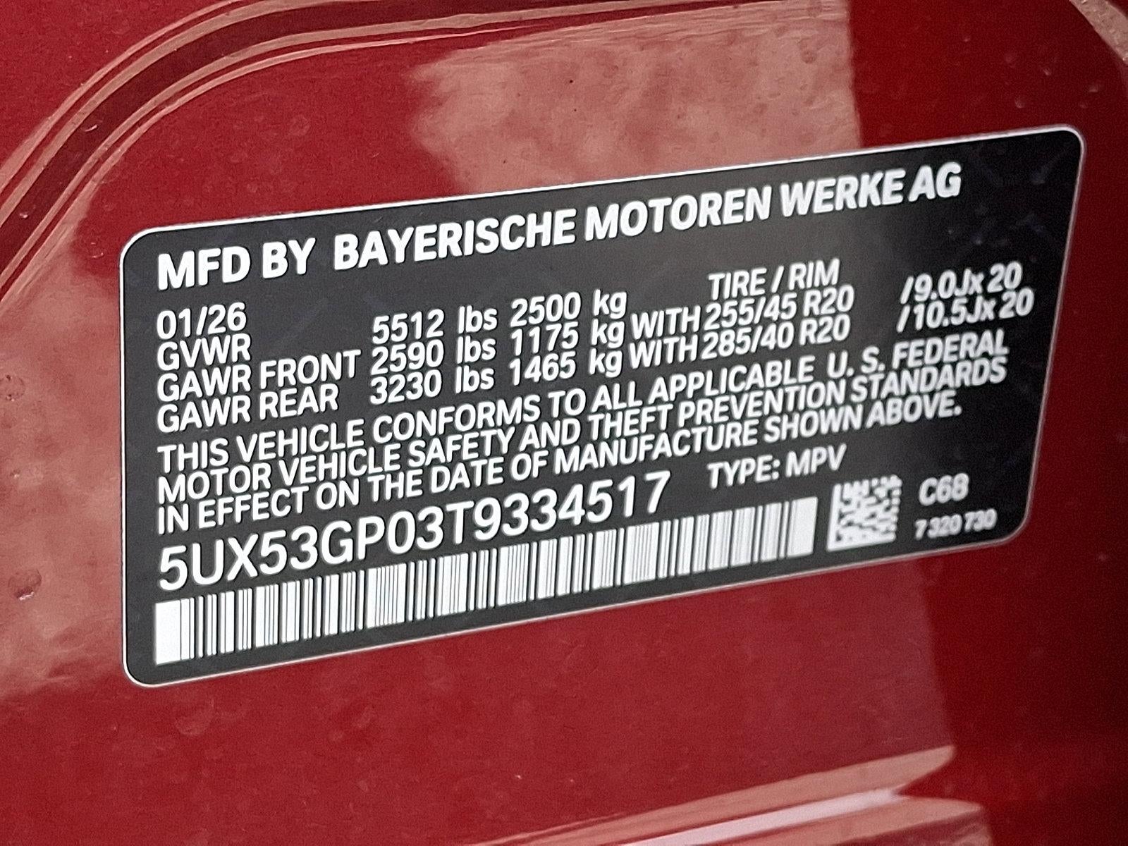 2026 BMW X3 30 xDrive Sports Activity Vehicle