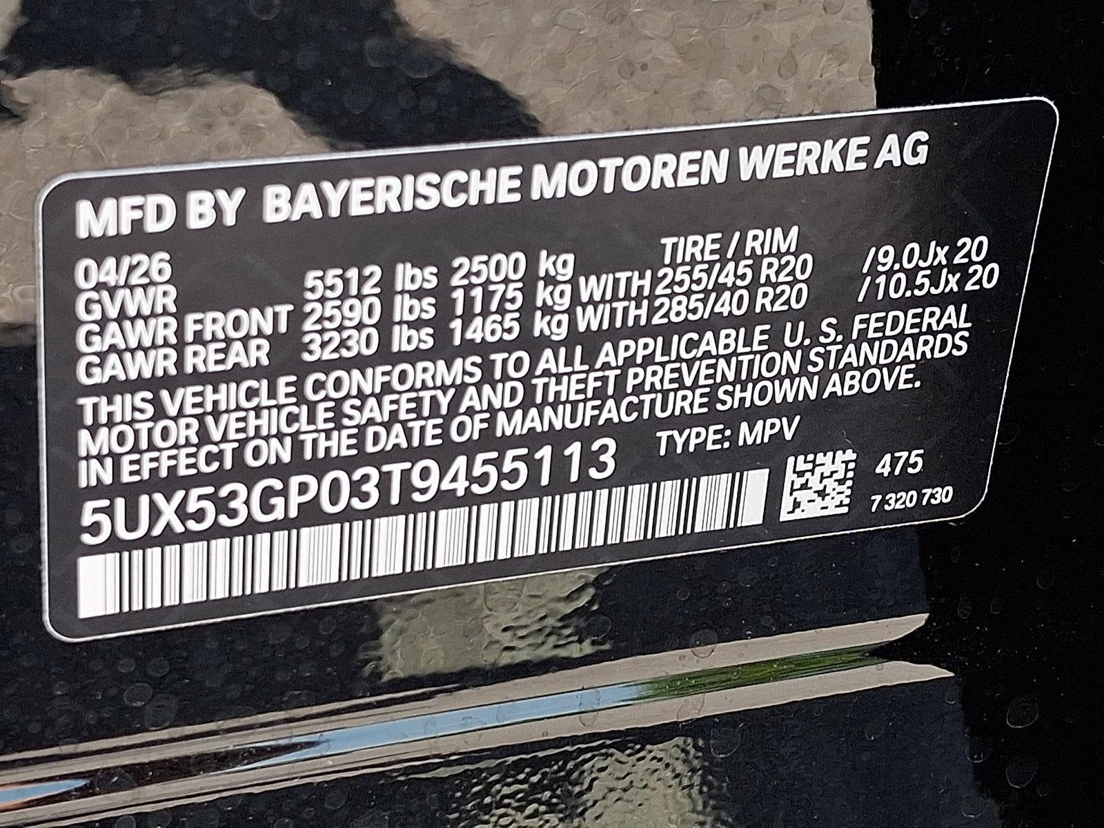 2026 BMW X3 30 xDrive Sports Activity Vehicle