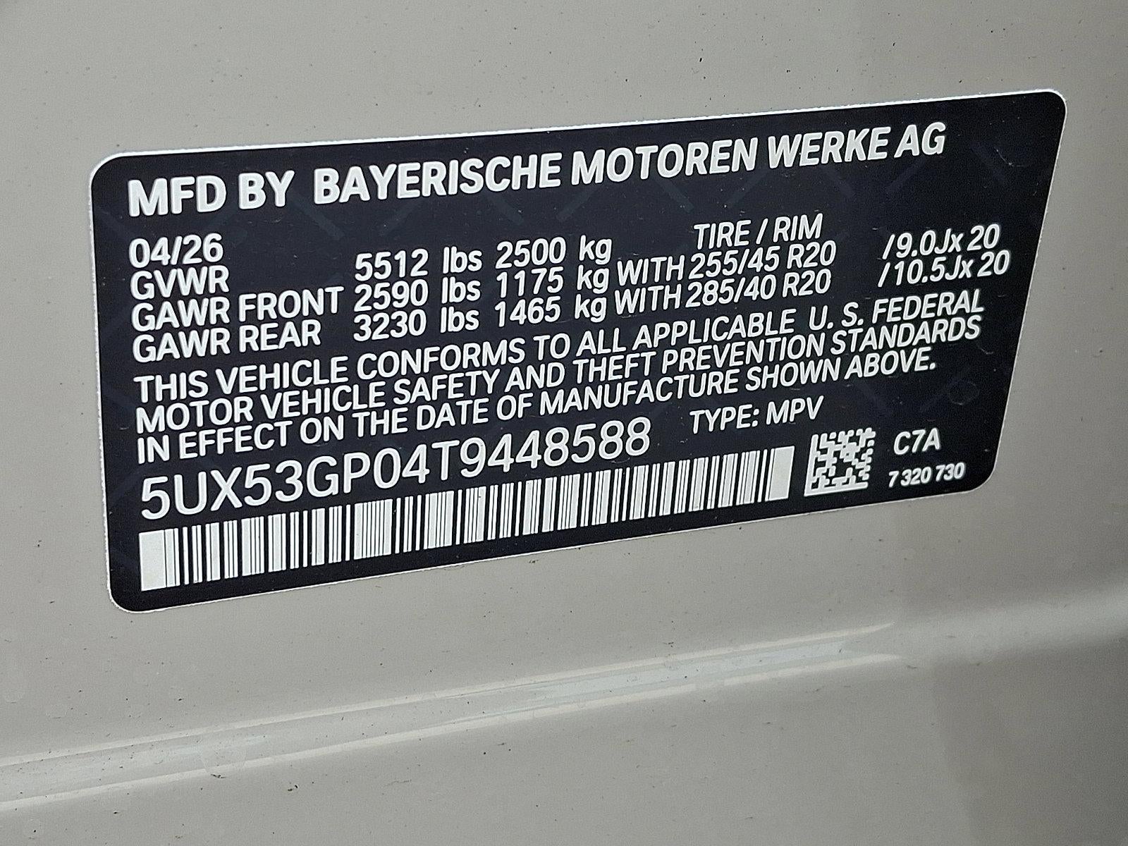 2026 BMW X3 30 xDrive Sports Activity Vehicle