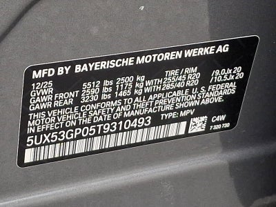 2026 BMW X3 30 xDrive Sports Activity Vehicle