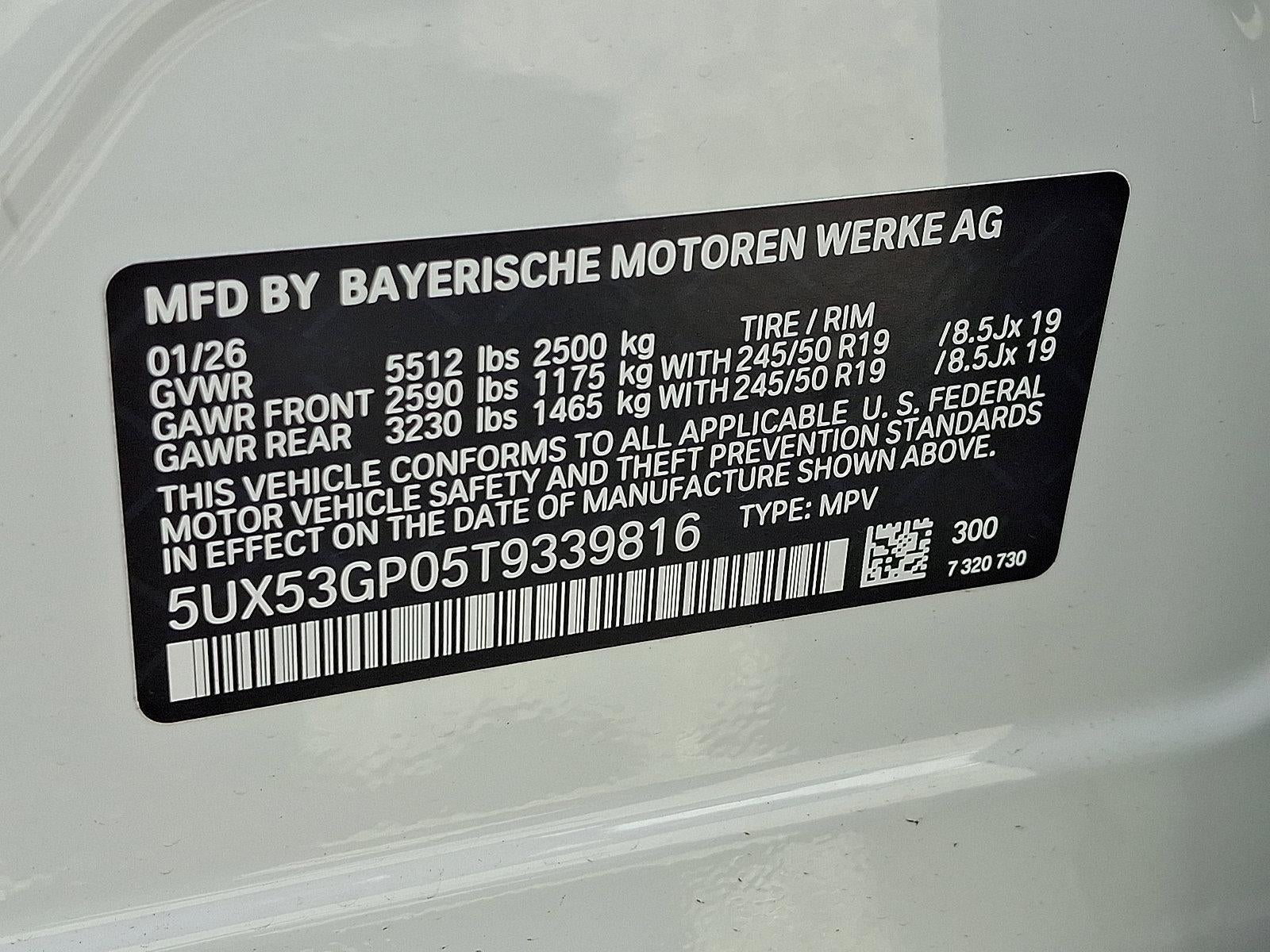 2026 BMW X3 30 xDrive Sports Activity Vehicle