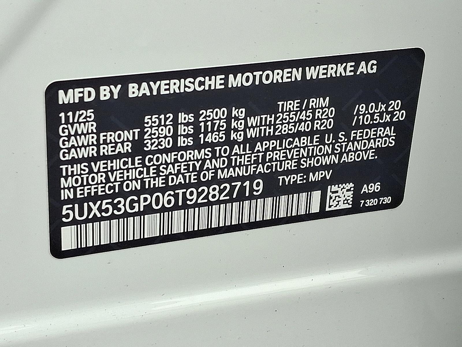 2026 BMW X3 30 xDrive Sports Activity Vehicle