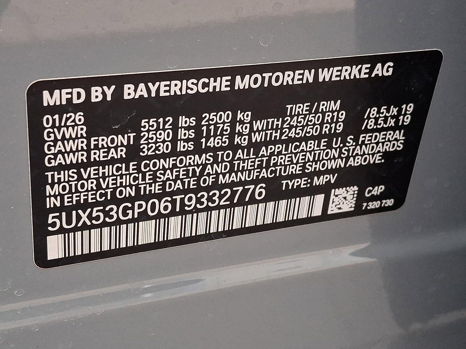 2026 BMW X3 30 xDrive Sports Activity Vehicle