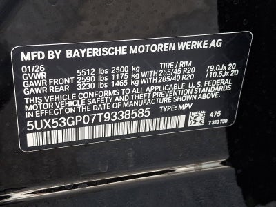 2026 BMW X3 30 xDrive Sports Activity Vehicle