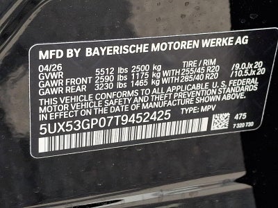 2026 BMW X3 30 xDrive Sports Activity Vehicle