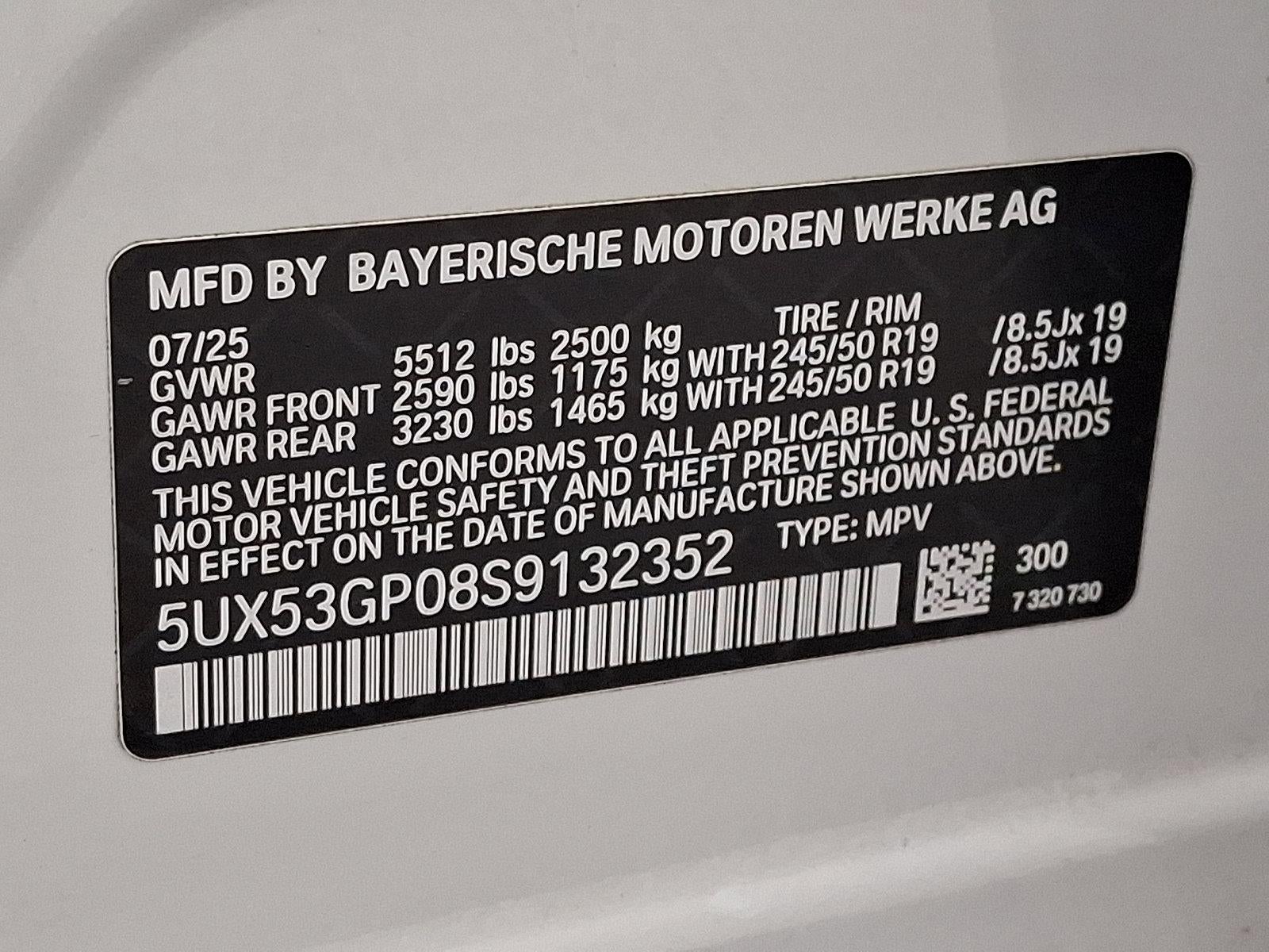 2025 BMW X3 30 xDrive Sports Activity Vehicle