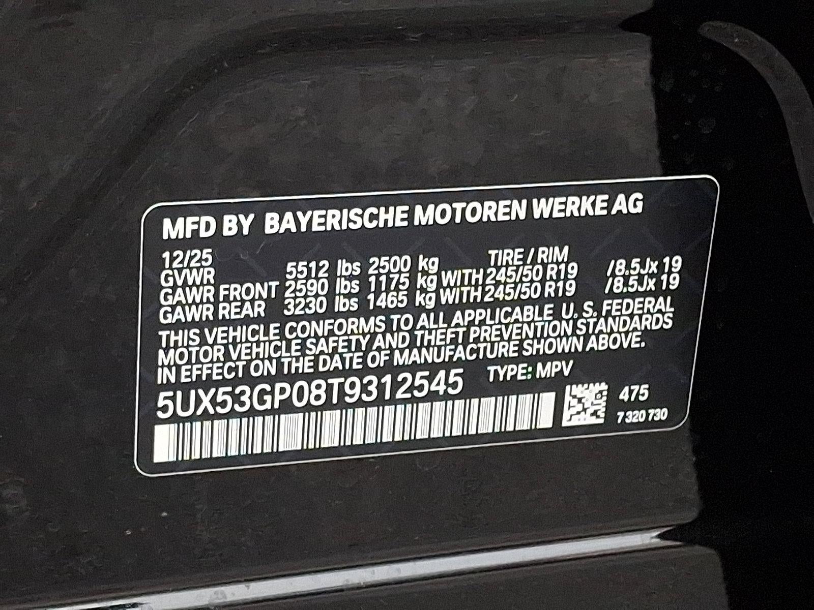 2026 BMW X3 30 xDrive Sports Activity Vehicle