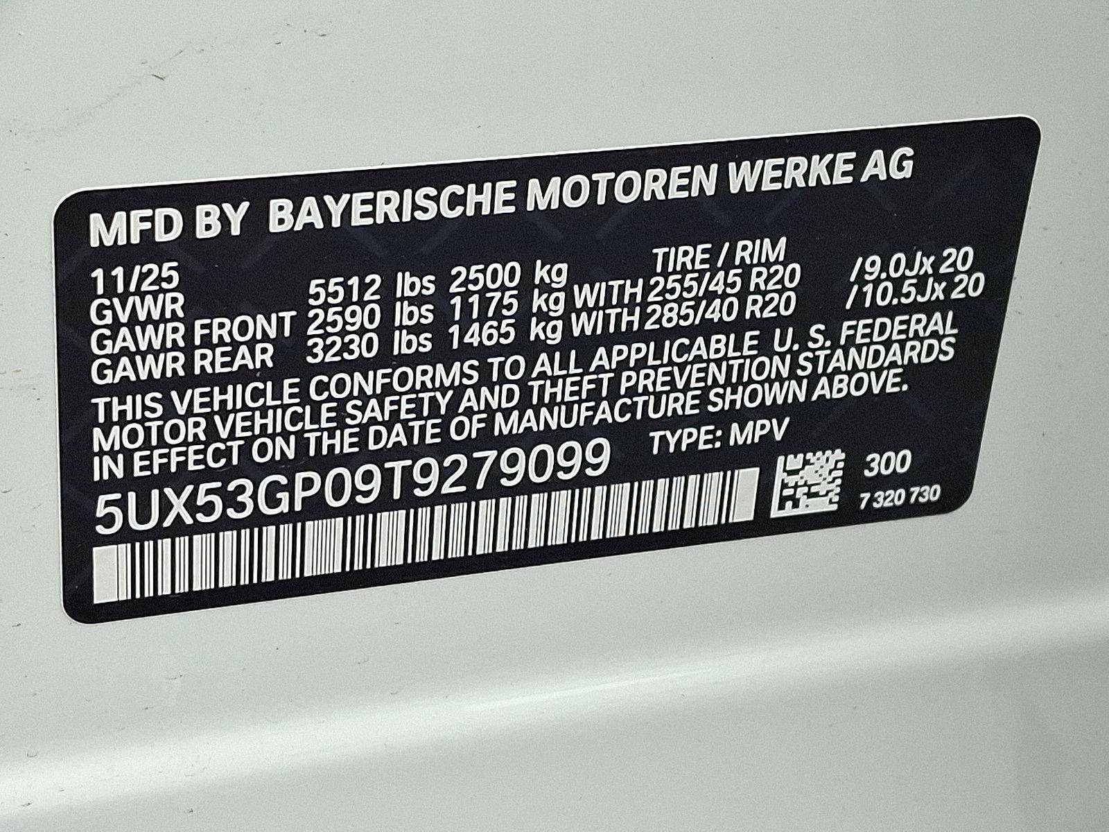 2026 BMW X3 30 xDrive Sports Activity Vehicle