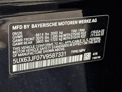 2027 BMW X5 40 xDrive Sports Activity Vehicle
