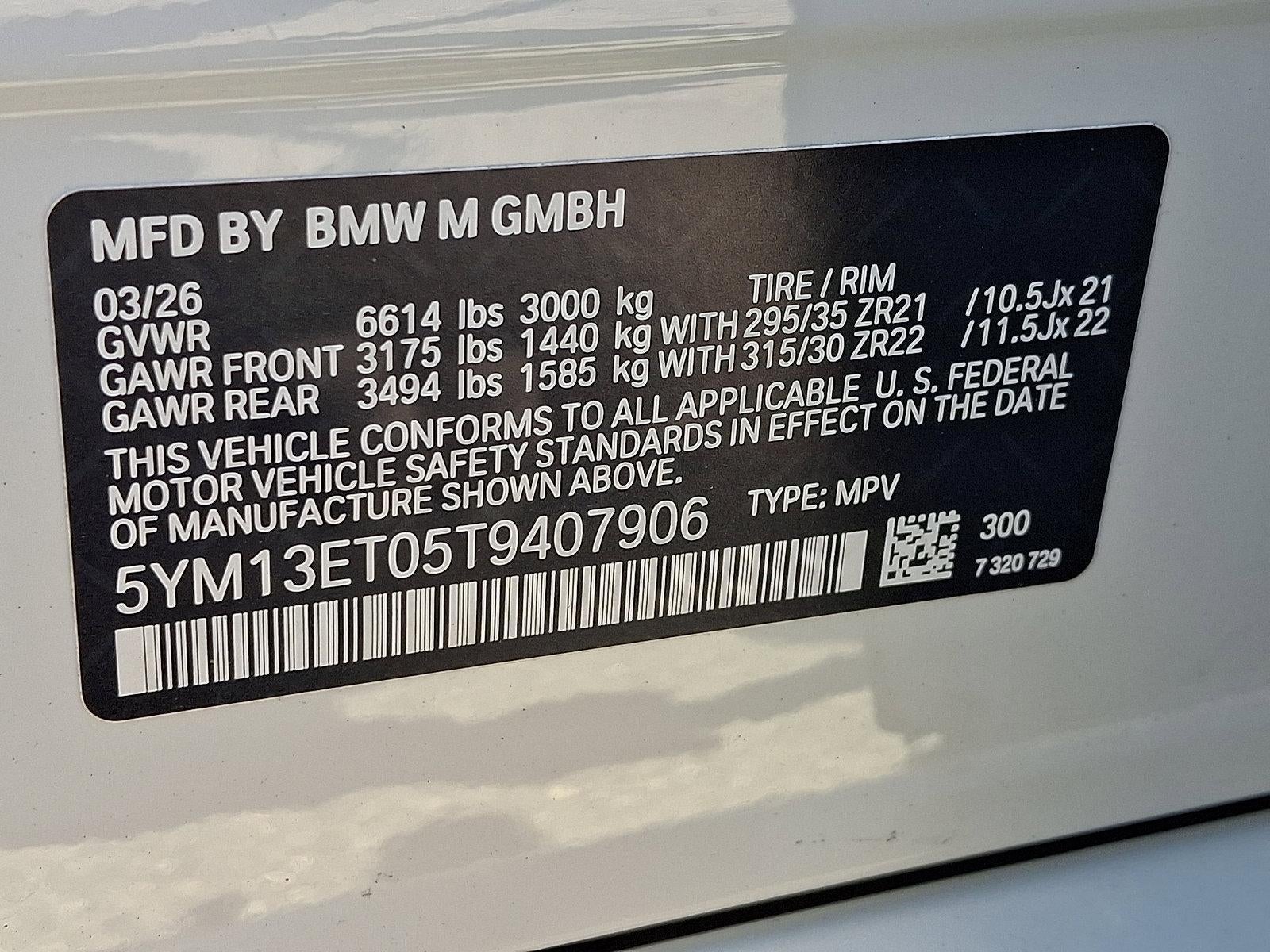 2026 BMW X5 M X5 M Competition AWD