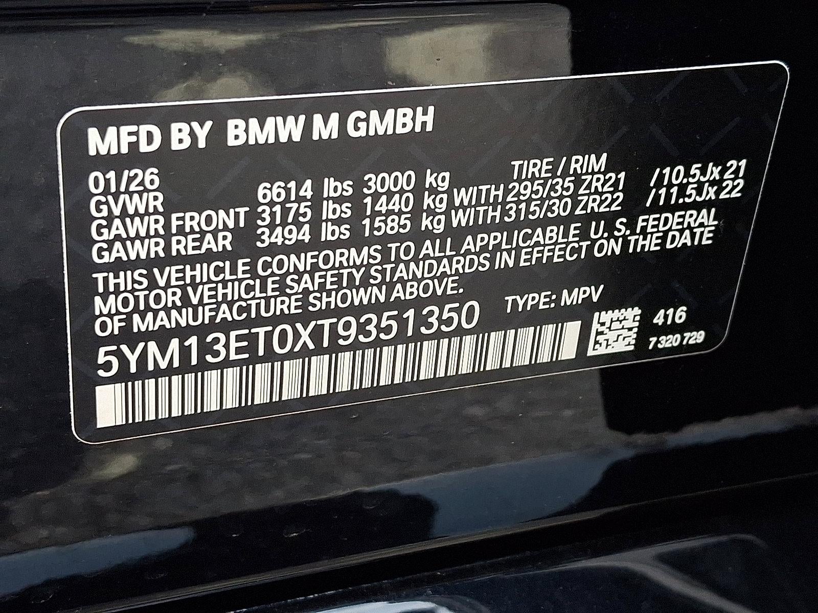 2026 BMW X5 M X5 M Competition AWD