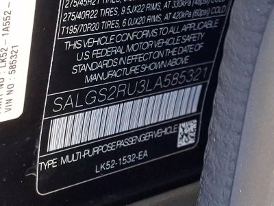 2020 Land Rover Range Rover HSE SWB