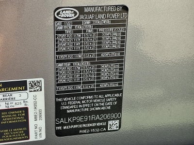 2024 Land Rover Range Rover P530 SE SWB