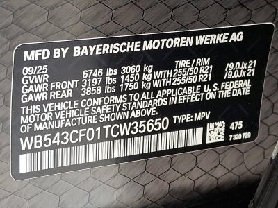 2026 BMW iX Sports Activity Vehicle