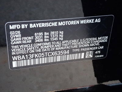 2026 BMW 550e xDrive Sedan