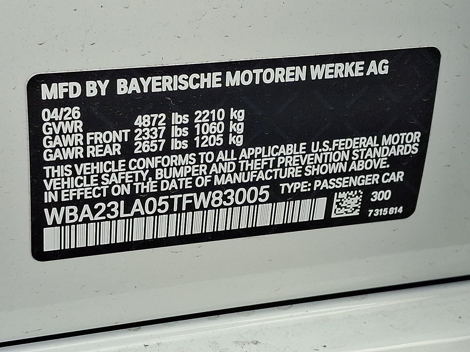 2026 BMW 330i xDrive Sedan