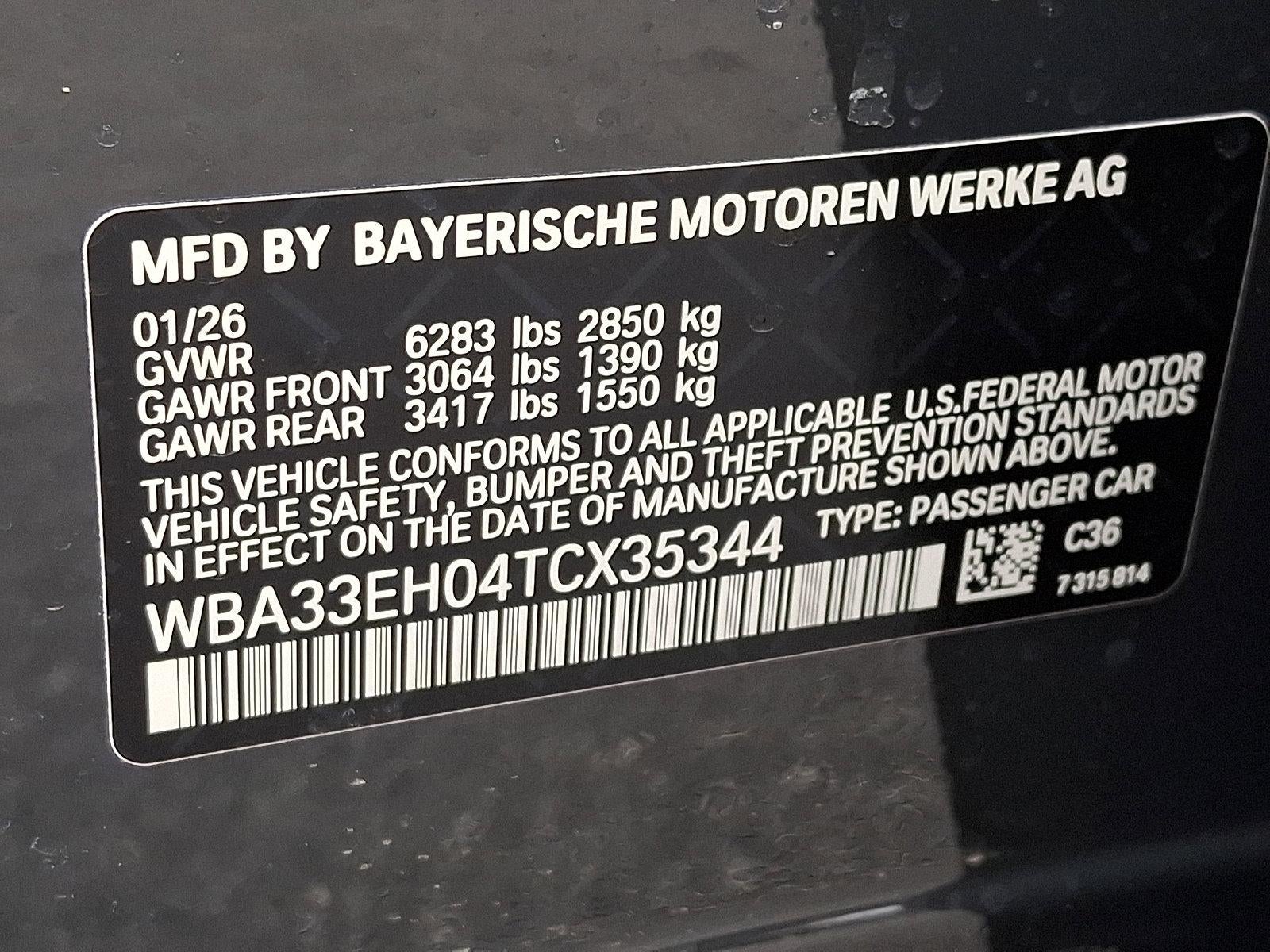2026 BMW 740i xDrive Sedan
