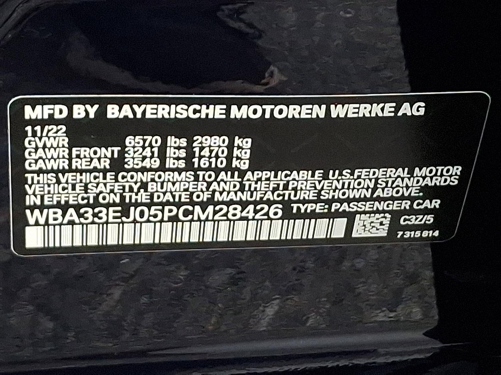 2023 BMW 760i xDrive Sedan