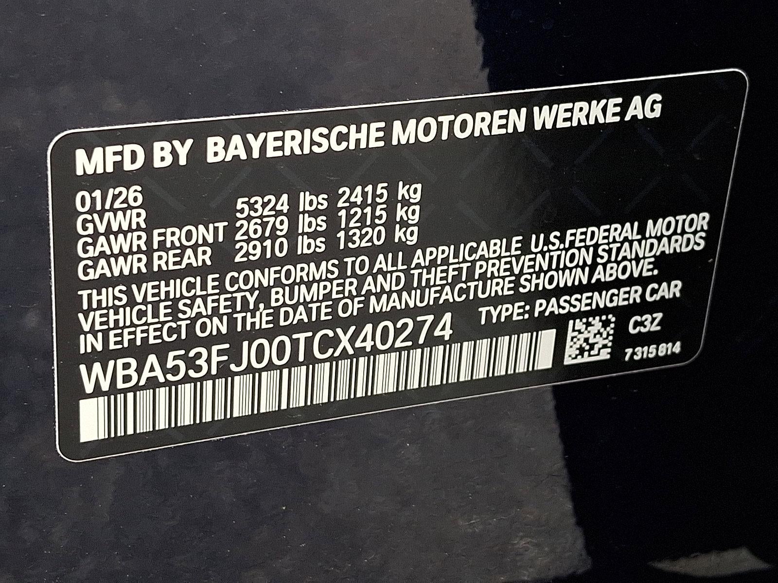 2026 BMW 530i xDrive Sedan