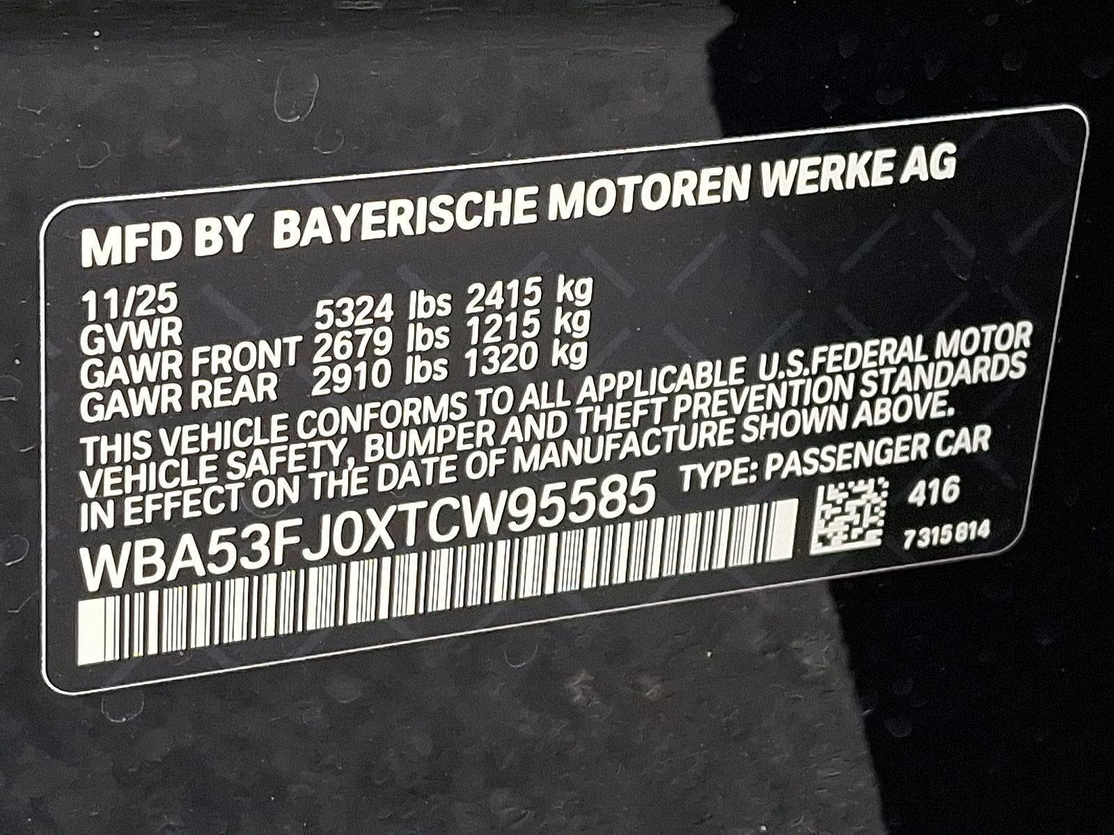 2026 BMW 530i xDrive Sedan