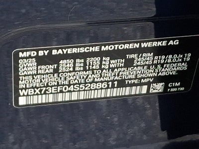 2025 BMW X1 xDrive28i Sports Activity Vehicle