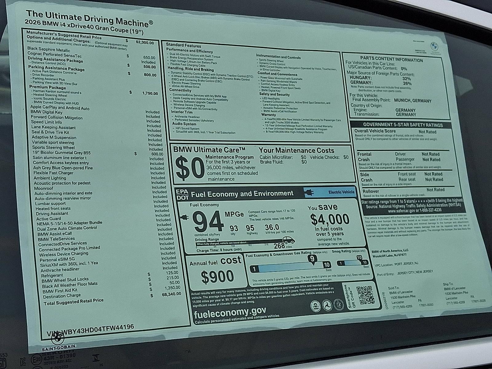 2026 BMW i4 Gran Coupe