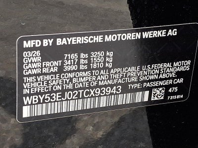 2026 BMW i7 xDrive60 Sedan