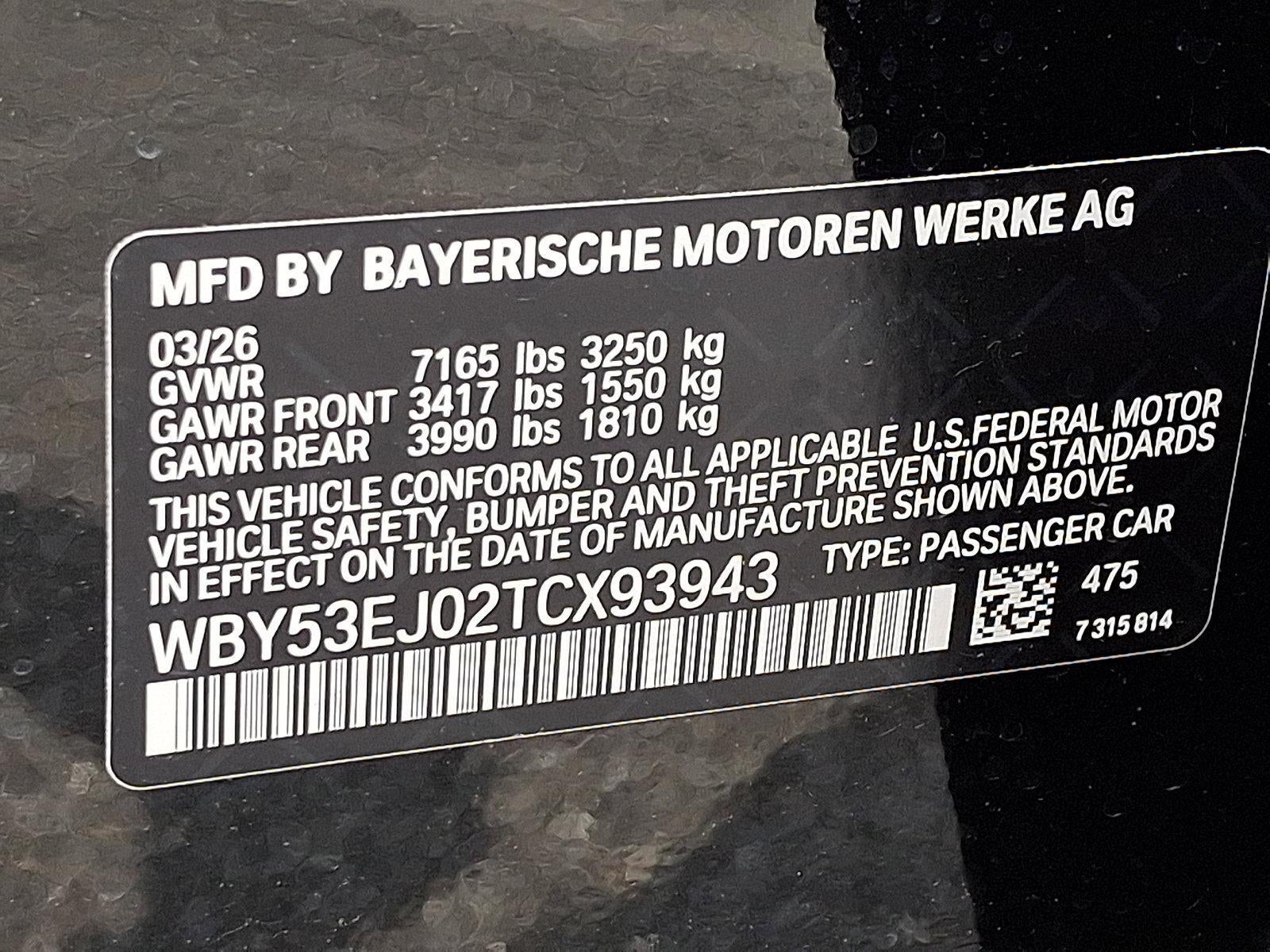 2026 BMW i7 xDrive60 Sedan