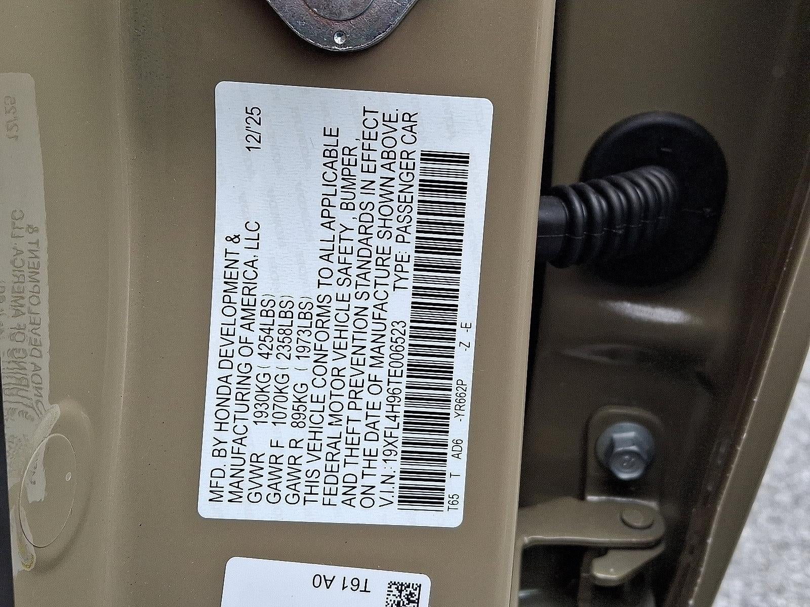 2026 Honda Civic Hatchback Hybrid Sport Touring CVT