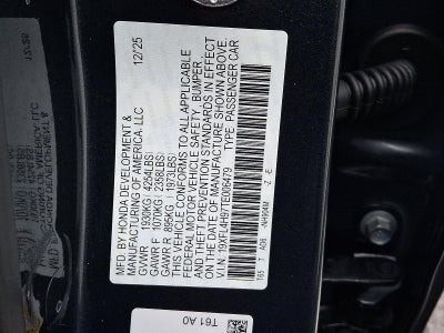 2026 Honda Civic Hatchback Hybrid Sport Touring CVT