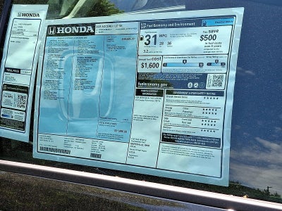 2026 Honda Accord Sedan SE CVT
