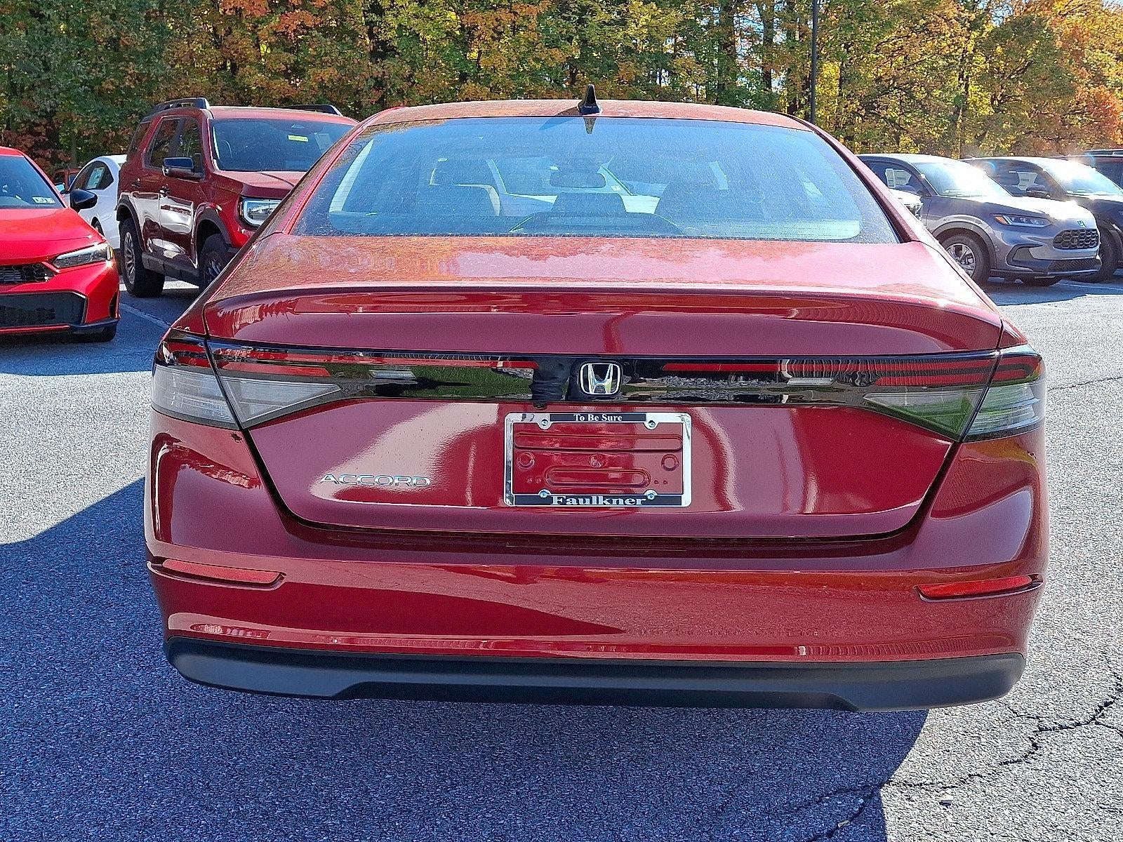 2025 Honda Accord Sedan SE CVT