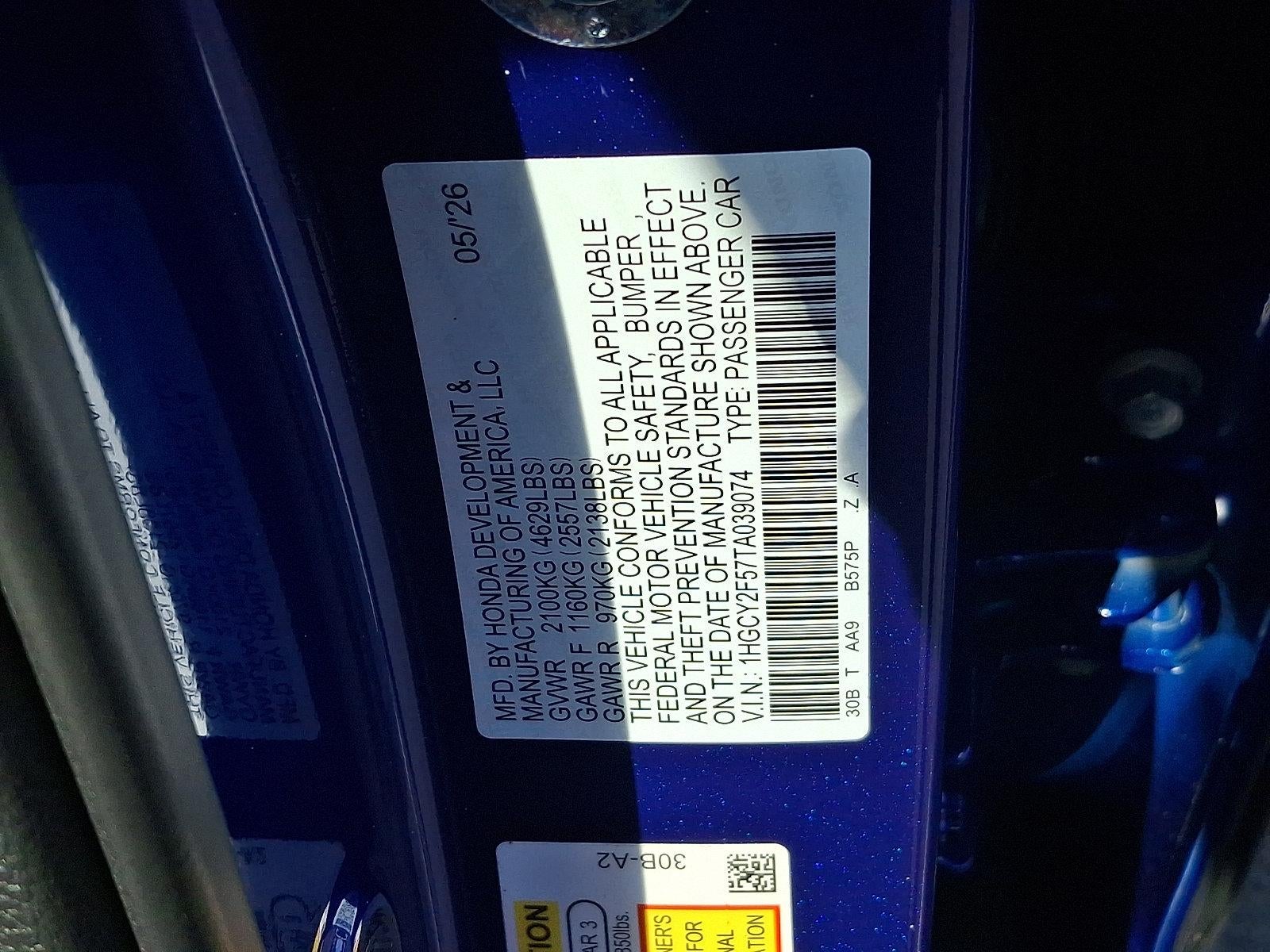 2026 Honda Accord Hybrid Sport Sedan